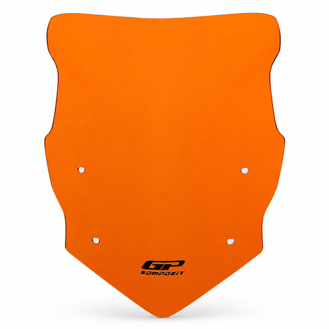 GP Kompozit TVS Raider 125 2021-2026 Uyumlu Ön Cam Turuncu - 2