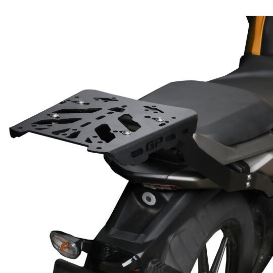 GP Kompozit TVS Raider 125 2024-2025 Uyumlu Arka Çanta Demiri Siyah (1)