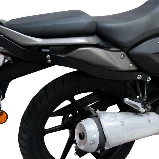 GP Kompozit TVS Raider 125 2024-2025 Uyumlu Arka Çanta Demiri Siyah - 5
