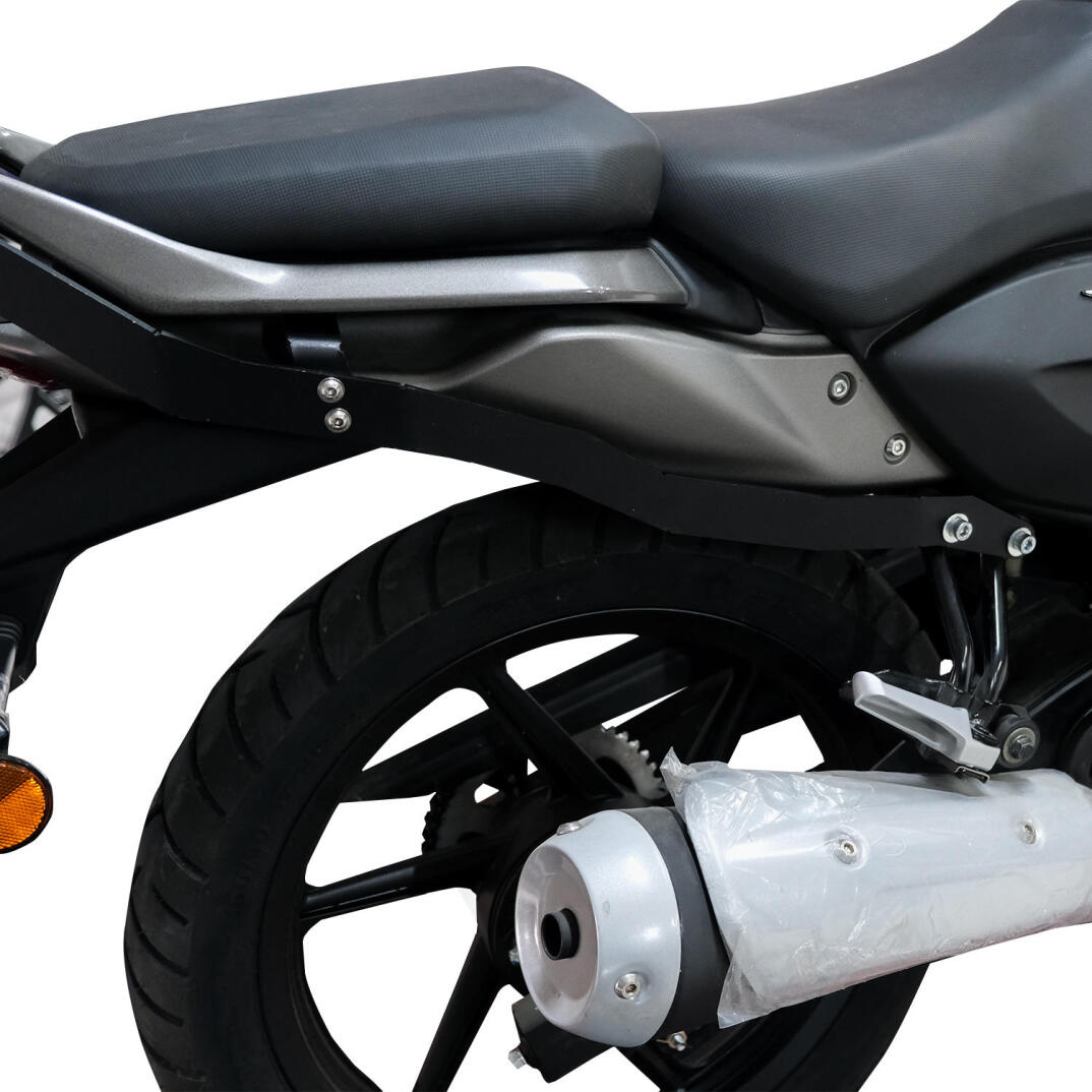 GP Kompozit TVS Raider 125 2024-2025 Uyumlu Arka Çanta Demiri Siyah - 5