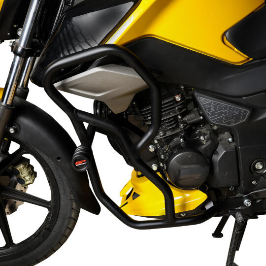 GP Kompozit TVS Raider 125 2024-2025 Uyumlu Motor Koruma Demiri Siyah - 3