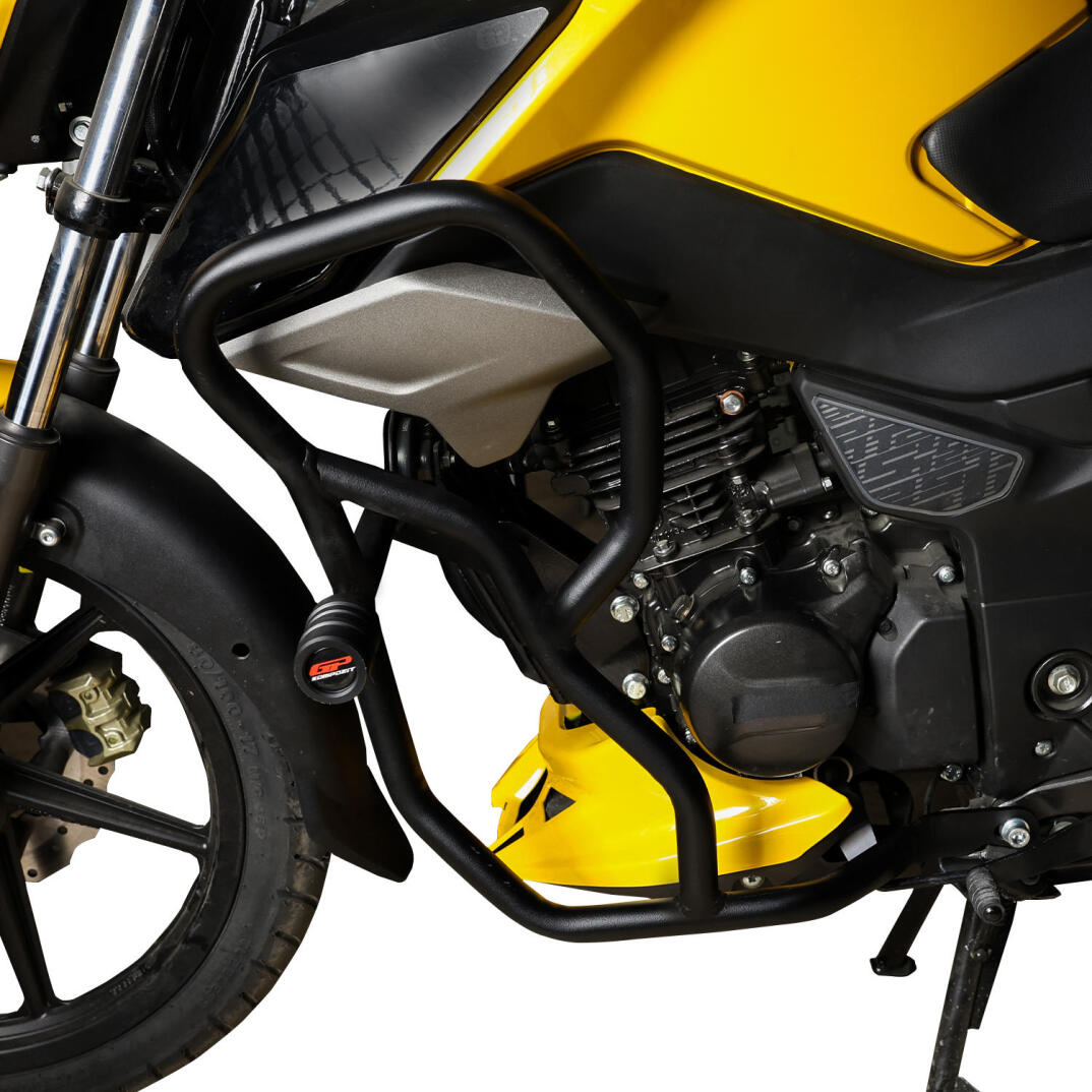 GP Kompozit TVS Raider 125 2024-2025 Uyumlu Motor Koruma Demiri Siyah - 3