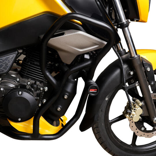 GP Kompozit TVS Raider 125 2024-2025 Uyumlu Motor Koruma Demiri Siyah - 4