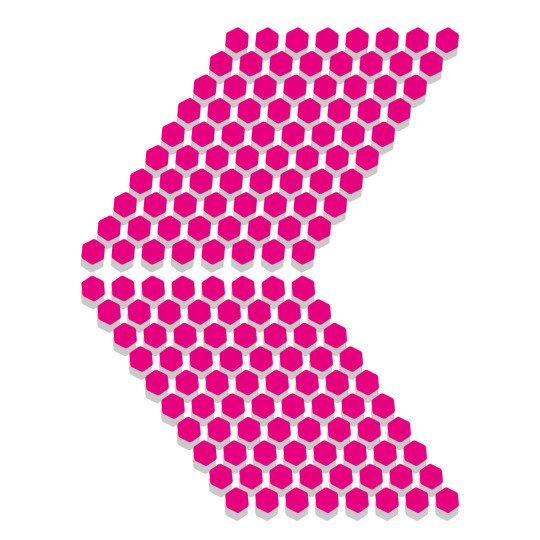 GP Kompozit Universal 160 Parça Petek Pad Pembe