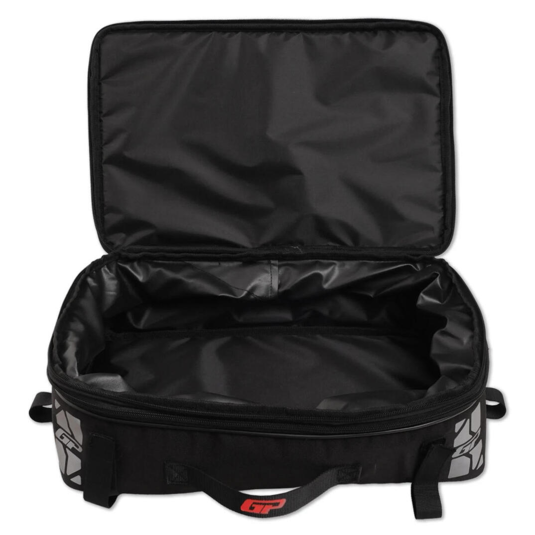 GP Kompozit Universal 37 lt Alüminyum ve Kumaş Motosiklet Çanta Seti Siyah - 6