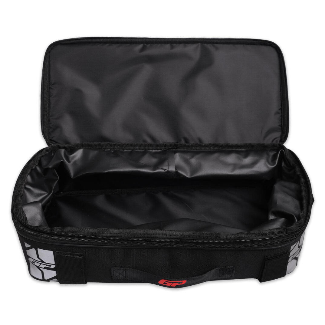 GP Kompozit Universal 40 lt x 2 Alüminyum ve Kumaş Motosiklet Yan Çanta Seti Gri - 6