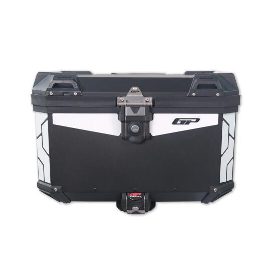 GP Kompozit Universal 45 lt Alüminyum Motosiklet Çantası Siyah (1)