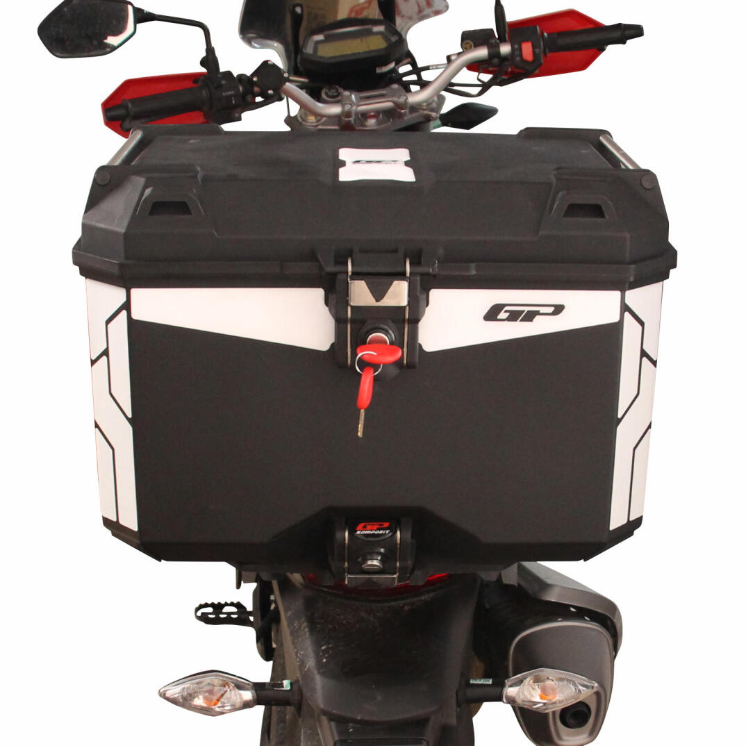 GP Kompozit Universal 45 lt Plastik Motosiklet Çantası Siyah - 2
