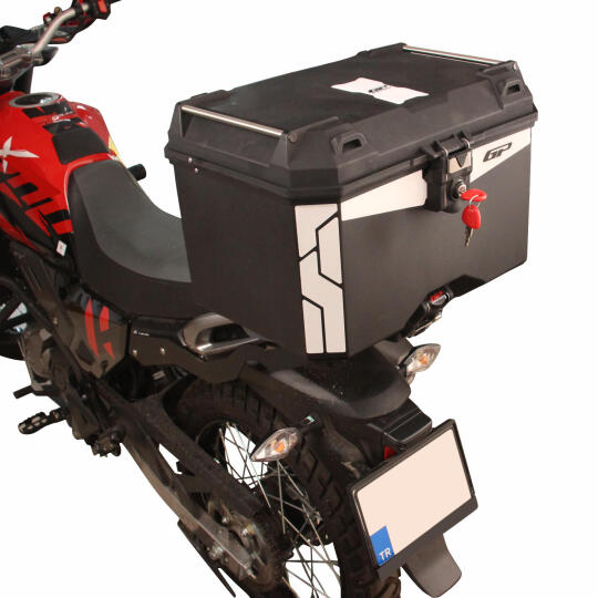 GP Kompozit Universal 45 lt Plastik Motosiklet Çantası Siyah - 3