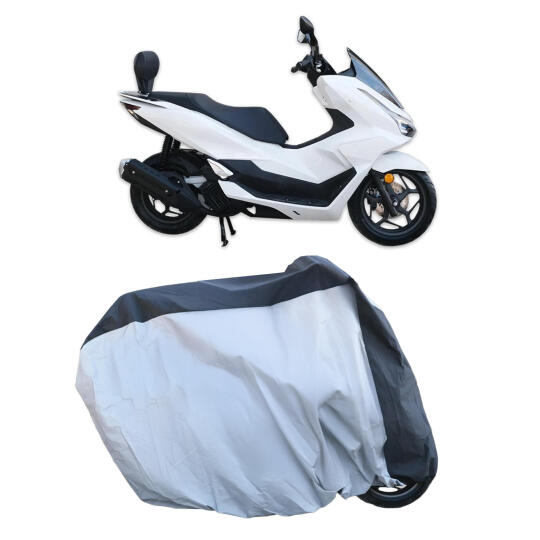 GP Kompozit Universal Küçük Boy Motosiklet Brandası Gri (1)