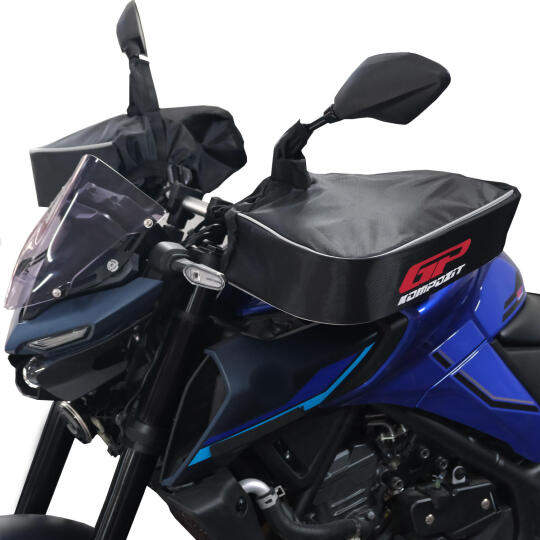 GP Kompozit Universal Naked / Max Scooter El Korumalı Rüzgarlık Siyah (1)