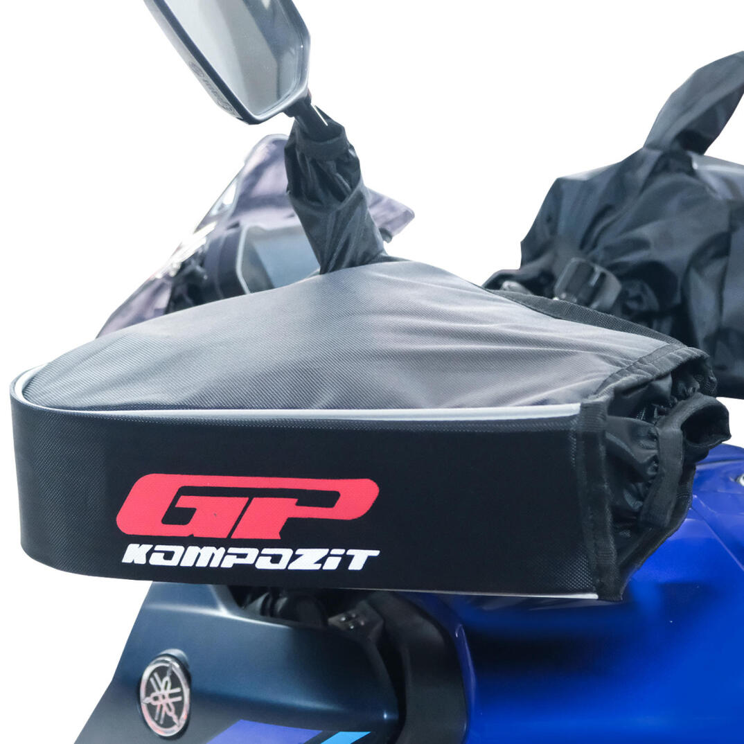 GP Kompozit Universal Naked / Max Scooter El Korumalı Rüzgarlık Siyah - 3