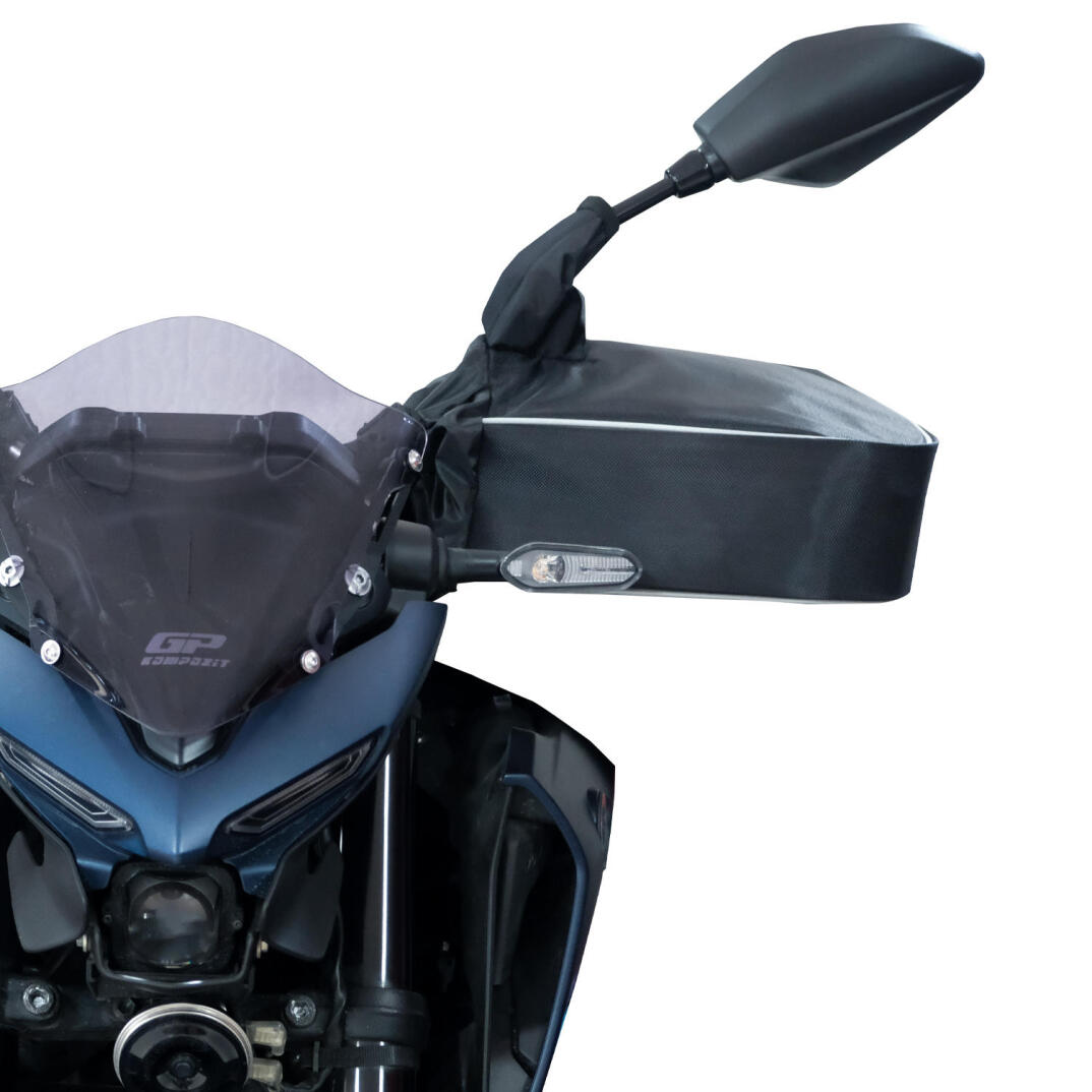 GP Kompozit Universal Naked / Max Scooter El Korumalı Rüzgarlık Siyah - 5