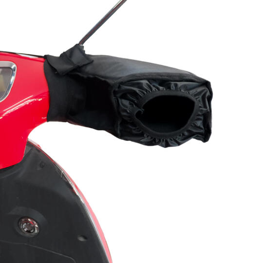 GP Kompozit Universal Scooter El Korumalı Rüzgarlık Siyah - 6