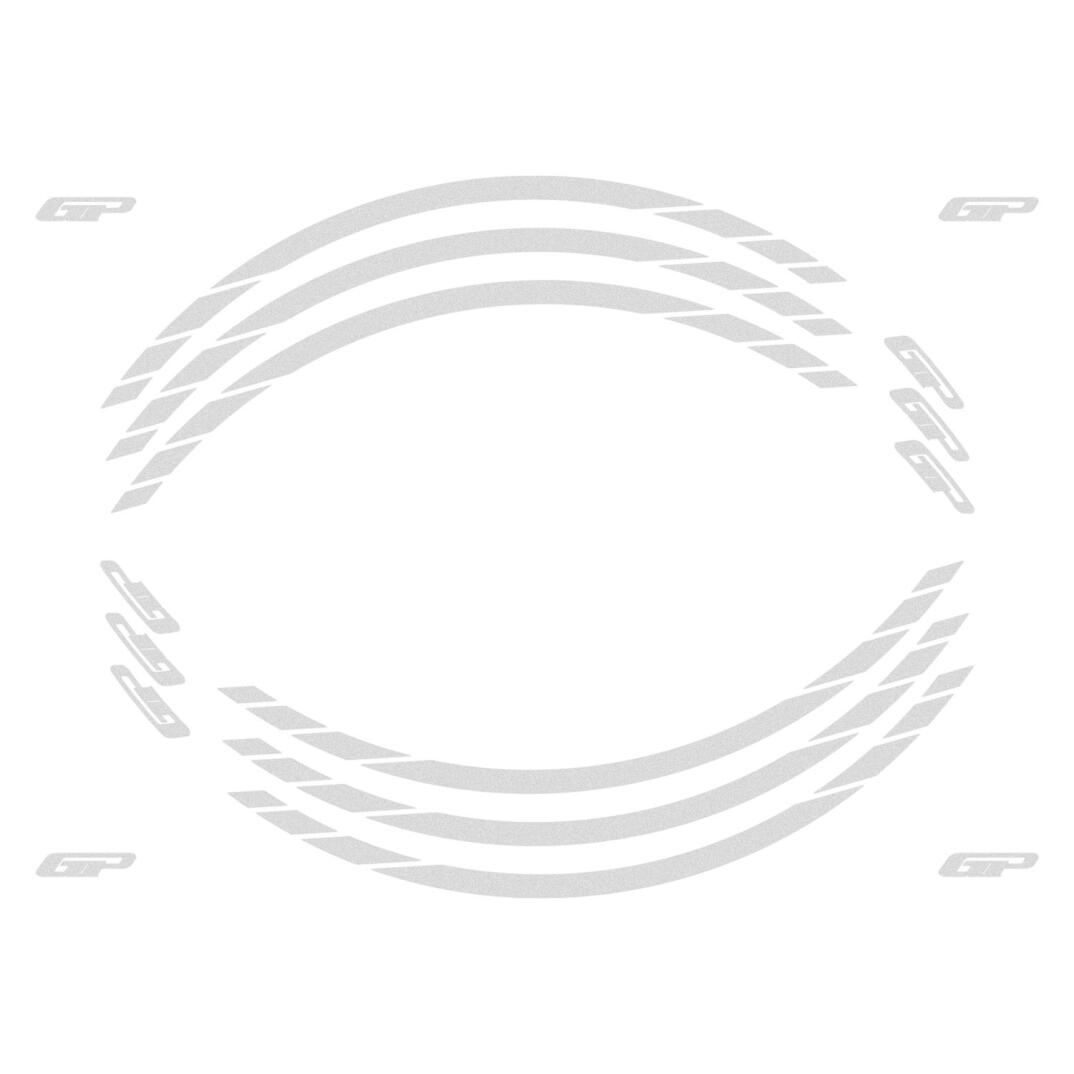 GP Kompozit Universal Tek Jant Şeridi Reflektif Gri - 1