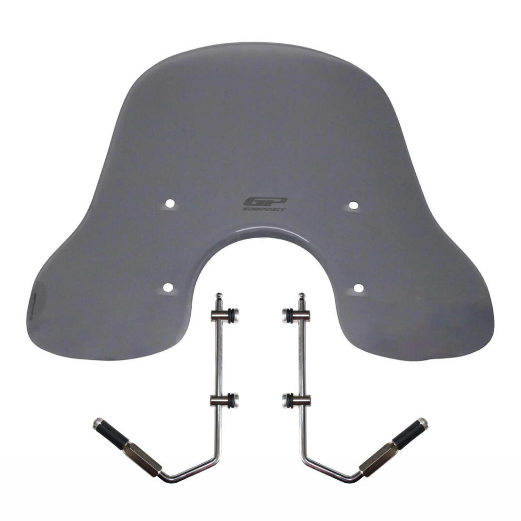 GP Kompozit Vespa GTS 300 / 150 Universal Uyumlu Ön Cam Füme - 7