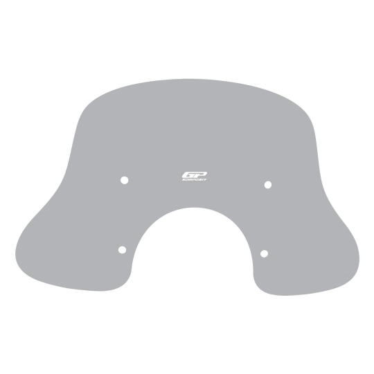 GP Kompozit Vespa GTS 300 / 150 Universal Uyumlu Ön Cam Gri (1)