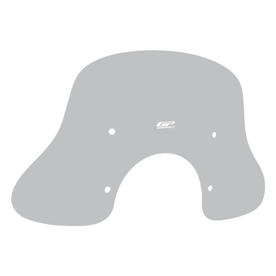 GP Kompozit Vespa GTS 300 / 150 Universal Uyumlu Ön Cam Gri - 4