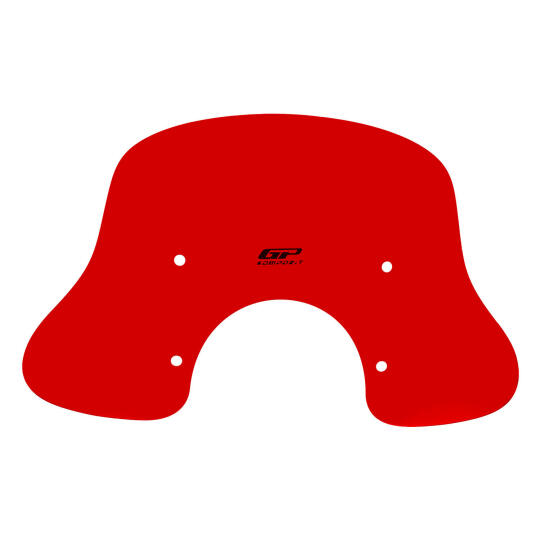 GP Kompozit Vespa GTS 300 / 150 Universal Uyumlu Ön Cam Kırmızı (1)