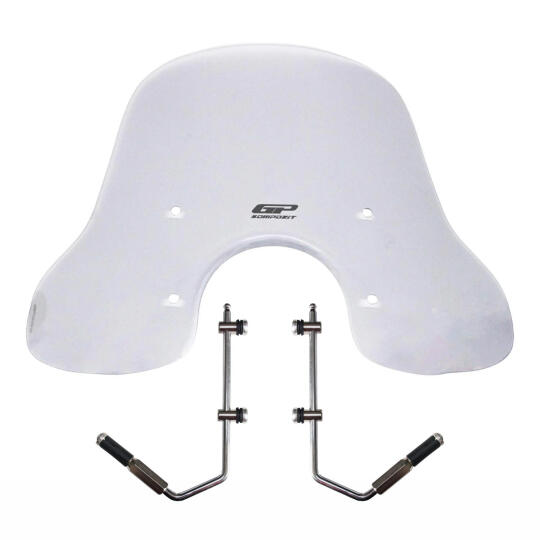 GP Kompozit Vespa GTS 300 / 150 Universal Uyumlu Ön Cam Şeffaf - 7