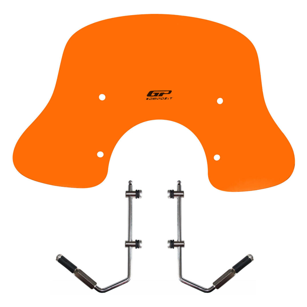 GP Kompozit Vespa GTS 300 / 150 Universal Uyumlu Ön Cam Turuncu - 1