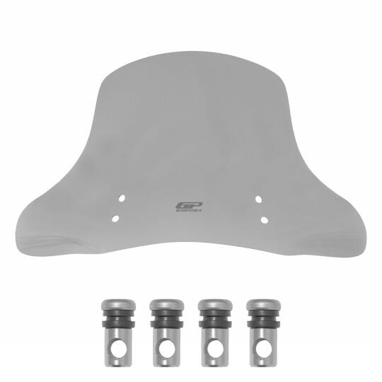 GP Kompozit Vespa GTV 300 2024 Uyumlu Ön Cam Füme - 6