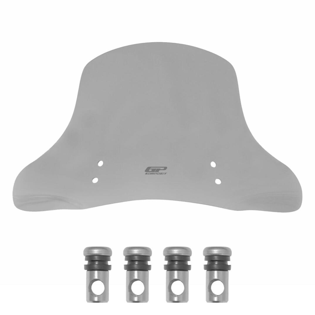 GP Kompozit Vespa GTV 300 2024 Uyumlu Ön Cam Füme - 6