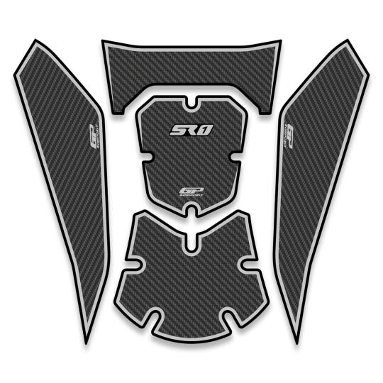 GP Kompozit Voge SR1 2023-2025 Uyumlu Tank Pad Siyah