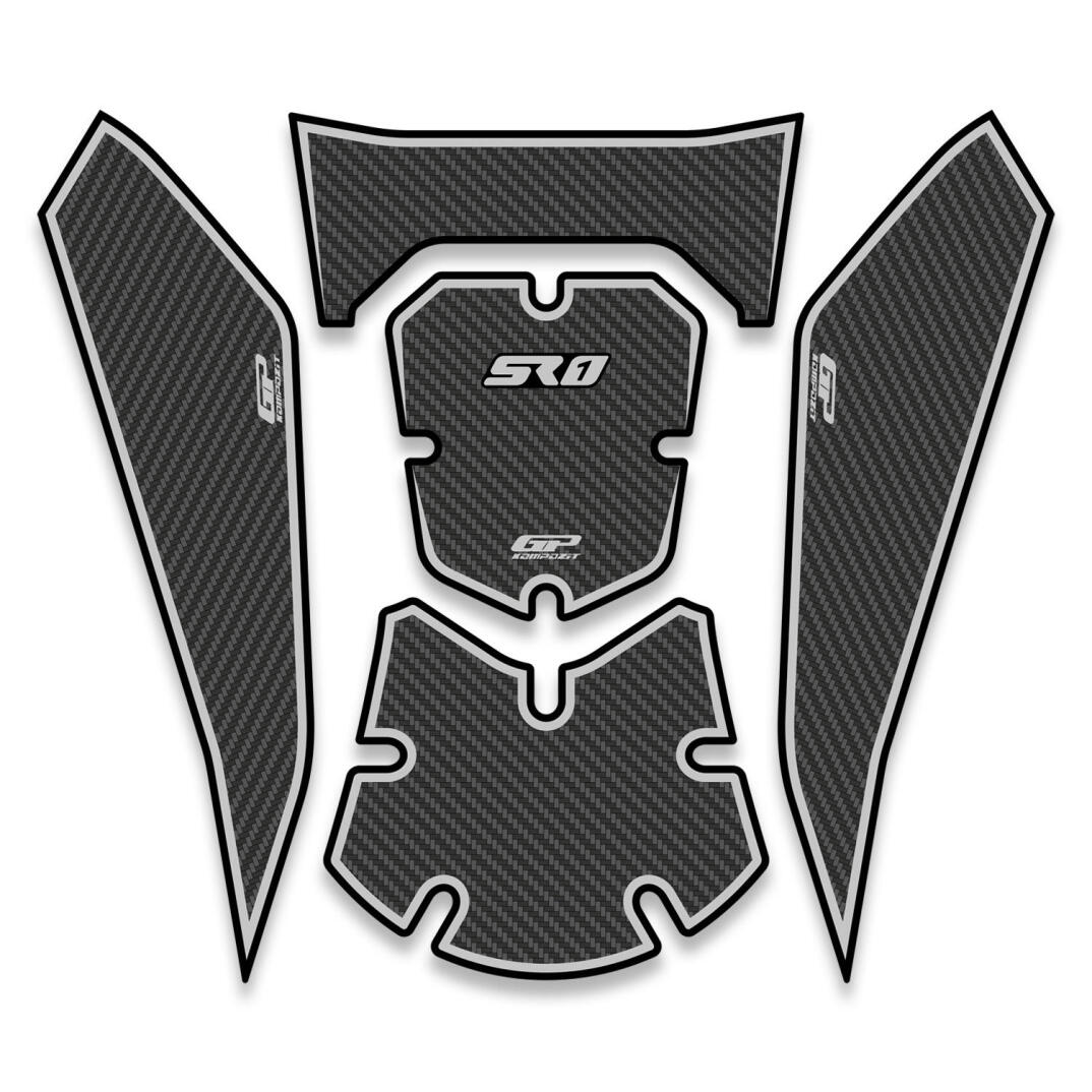 GP Kompozit Voge SR1 2023-2025 Uyumlu Tank Pad Siyah - 1