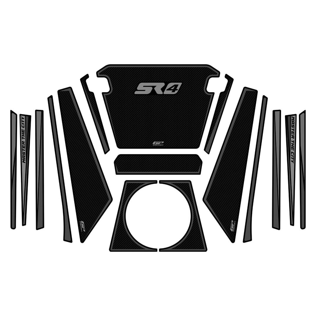 GP Kompozit Voge SR4 2022-2025 Uyumlu Tank Pad Karbon - 1