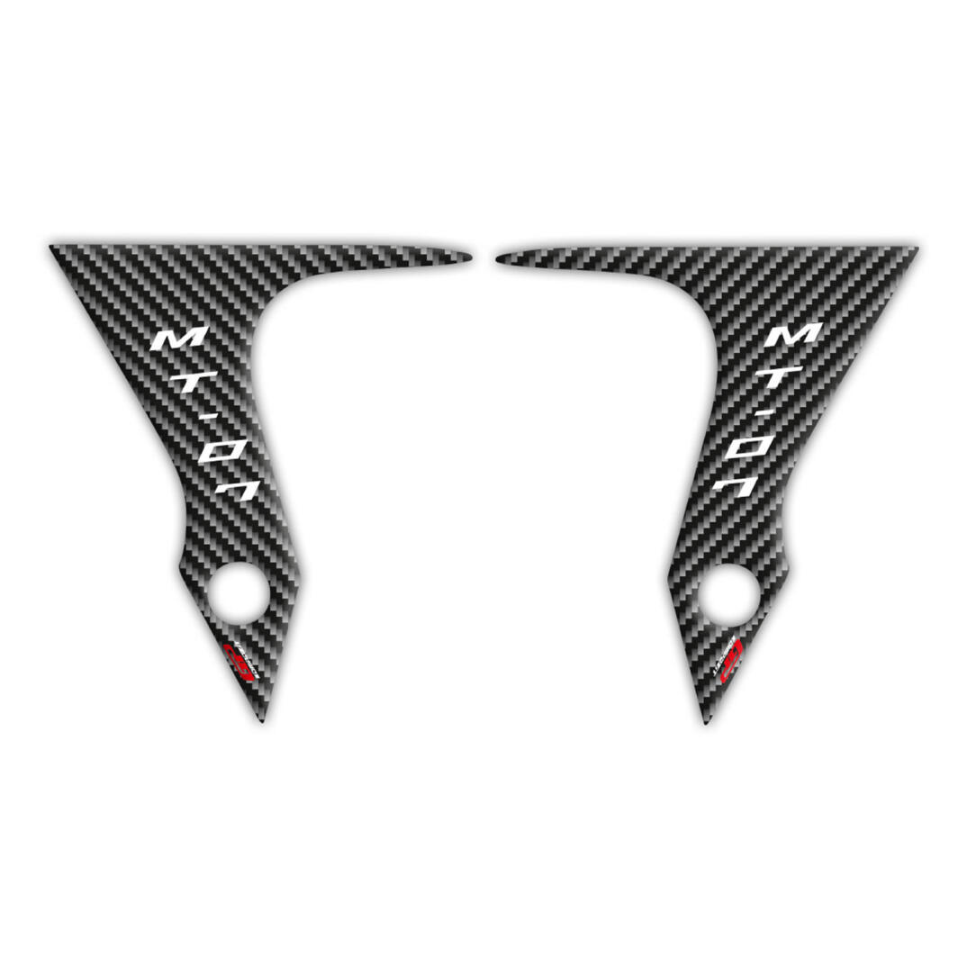 GP Kompozit Yamaha MT-07 2014-2017 Uyumlu Çamurluk Pad Seti Karbon - 1