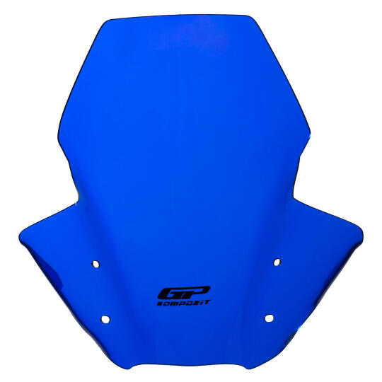 GP Kompozit Yamaha MT-07 2014-2017 Uyumlu Kısa Ön Cam Mavi - 4
