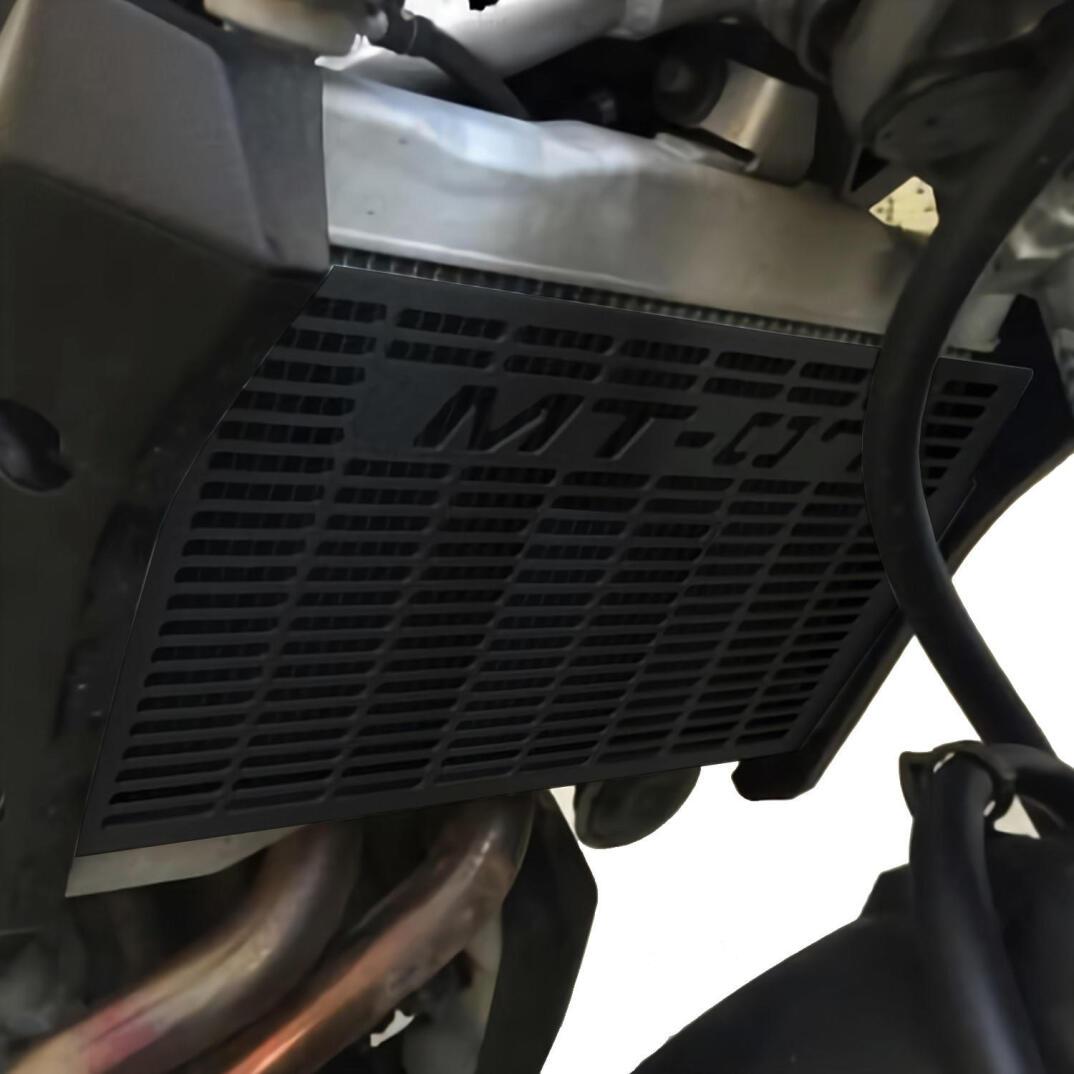 GP Kompozit Yamaha MT-07 2014-2020 Uyumlu Radyatör Koruma Siyah - 2