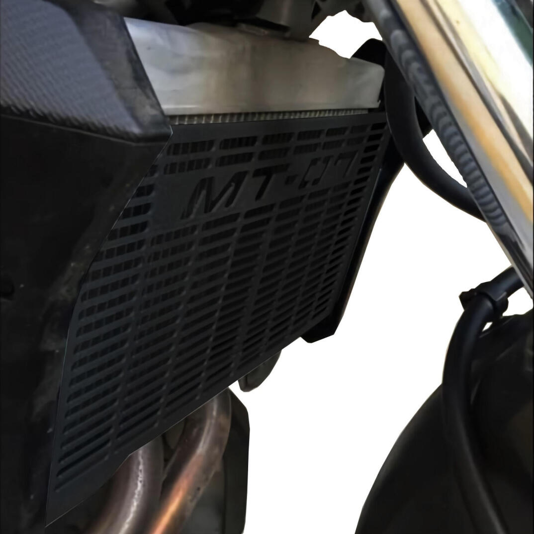 GP Kompozit Yamaha MT-07 2014-2020 Uyumlu Radyatör Koruma Siyah - 4