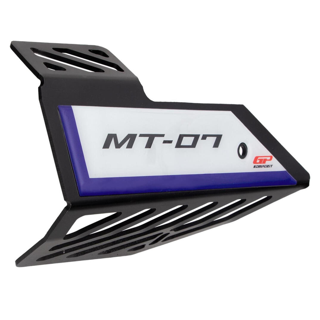 GP Kompozit Yamaha MT-07 2014-2021 Uyumlu Egzoz Koruma Kapağı Siyah - 6
