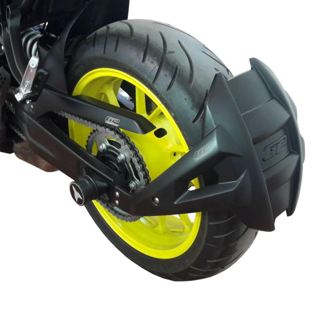 GP Kompozit Yamaha MT-07 2014-2023 Uyumlu Arka Çamur Sıyırıcı Siyah - 3
