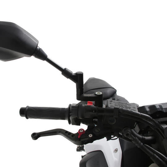 GP Kompozit Yamaha MT-07 2014-2023 Uyumlu Ayna Genişletme Siyah (1)