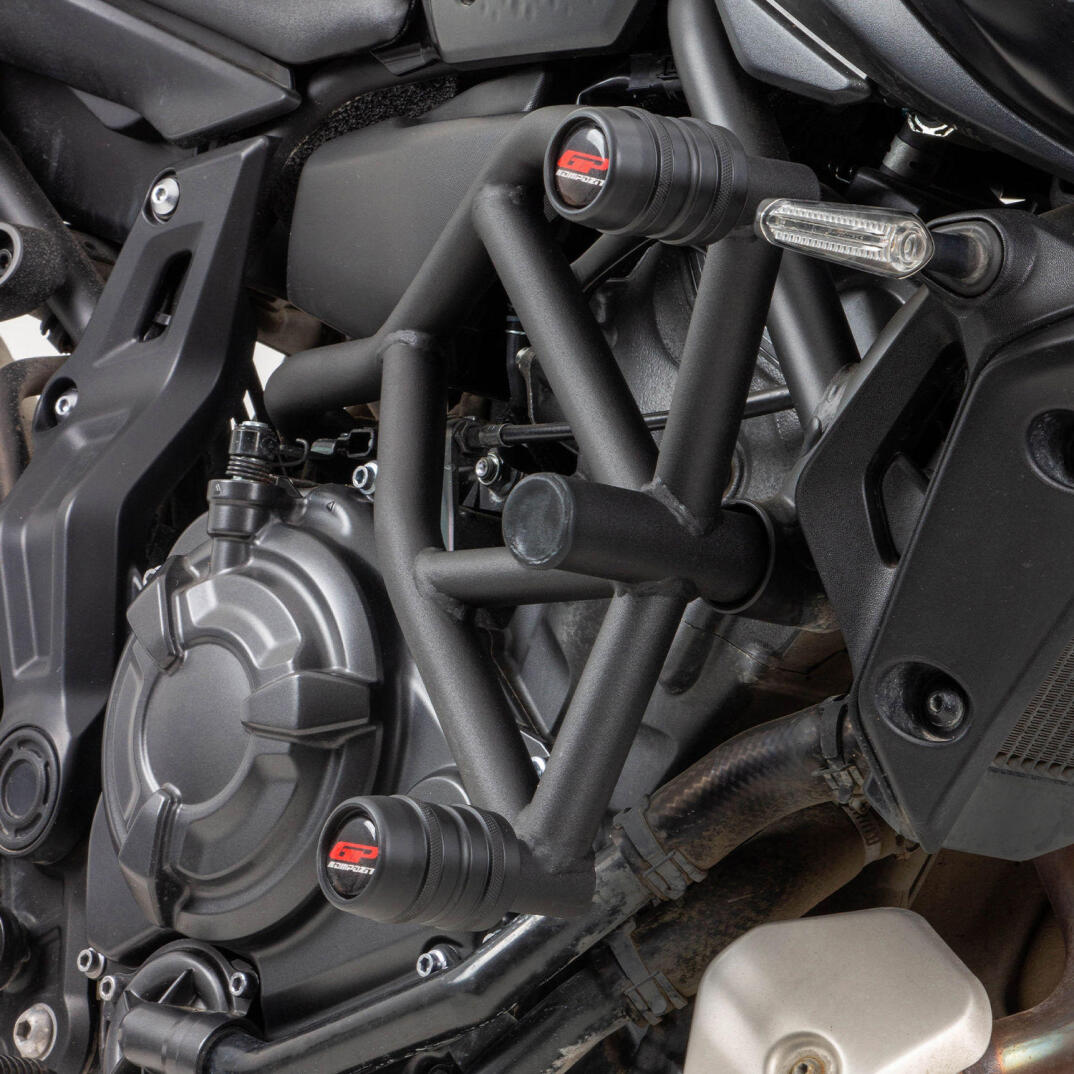 GP Kompozit Yamaha MT-07 2014-2024 Uyumlu Motor Koruma Demiri Siyah - 4