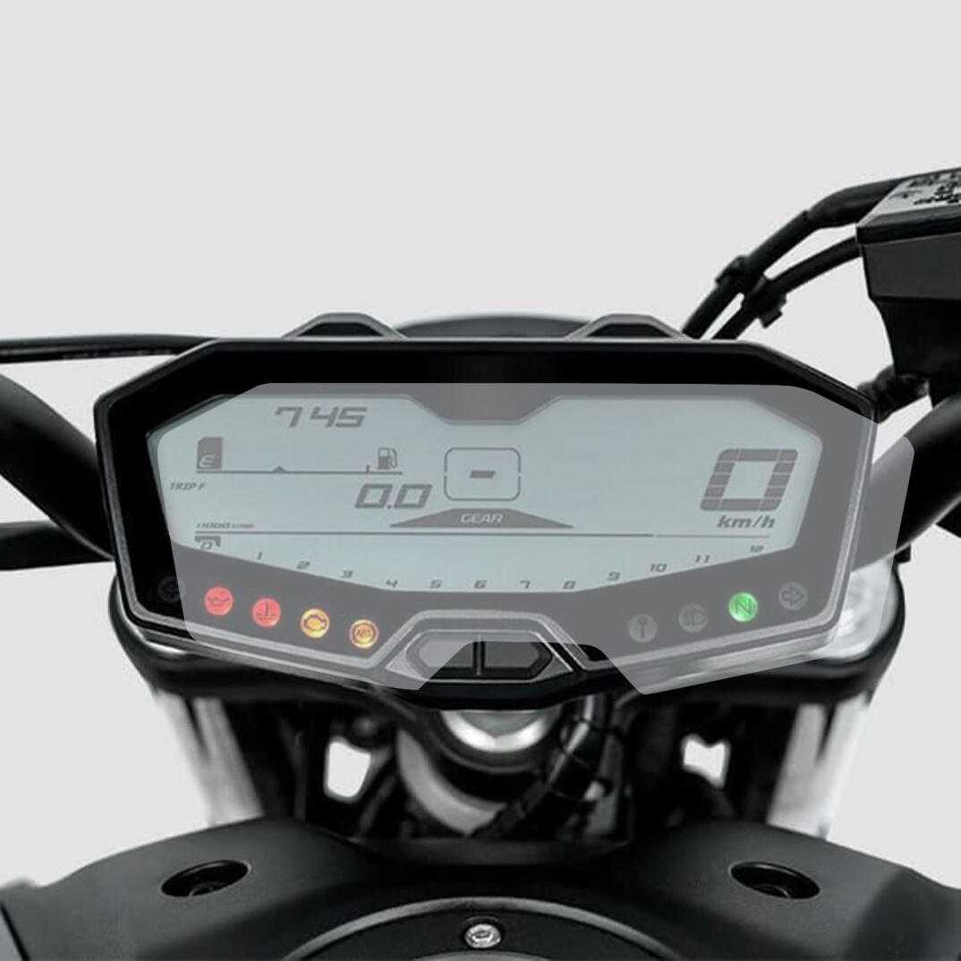 GP Kompozit Yamaha MT-07 2016-2021 Uyumlu Motosiklet Ekran Koruyucu Şeffaf - 2