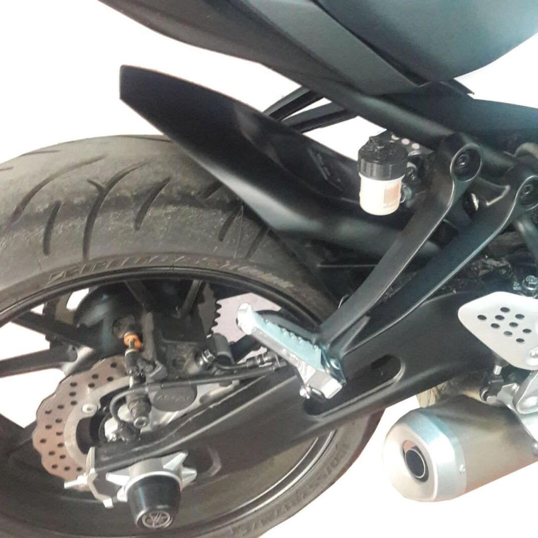 GP Kompozit Yamaha MT-07 2018-2020 Uyumlu Arka Çamurluk Siyah - 3