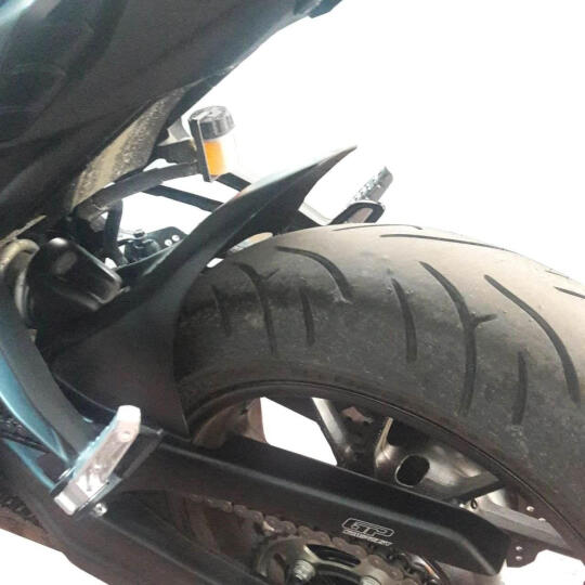 GP Kompozit Yamaha MT-07 2018-2020 Uyumlu Arka Çamurluk Siyah - 4