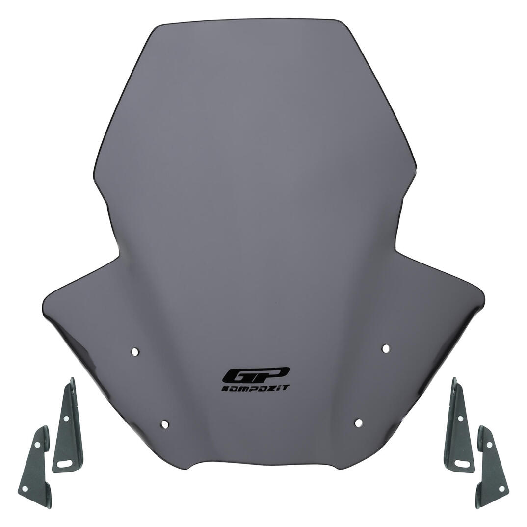 GP Kompozit Yamaha MT-07 2018-2020 Uyumlu Ön Cam Gri - 1