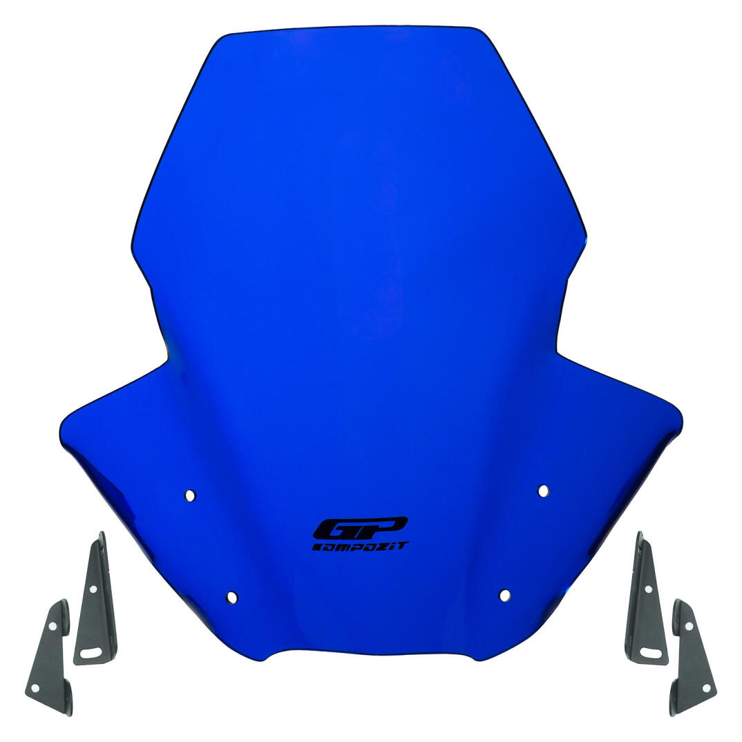 GP Kompozit Yamaha MT-07 2018-2020 Uyumlu Ön Cam Mavi - 1