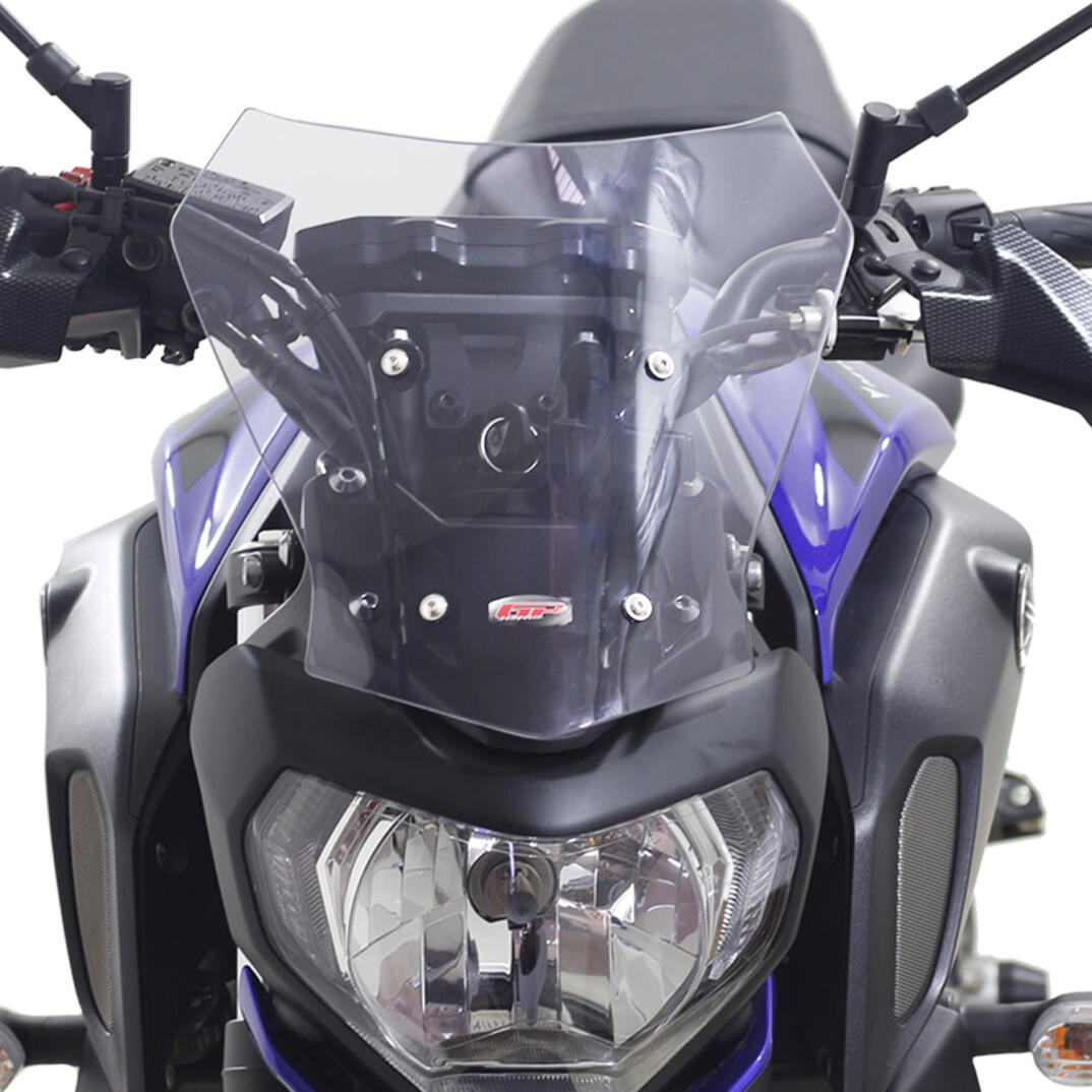 GP Kompozit Yamaha MT-07 2018-2020 Uyumlu Spor Ön Cam Şeffaf - 2