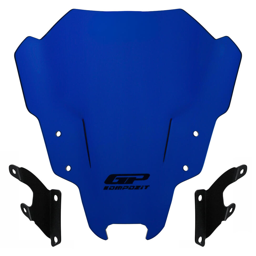 GP Kompozit Yamaha MT-07 2021-2023 Uyumlu Ön Cam Mavi - 1