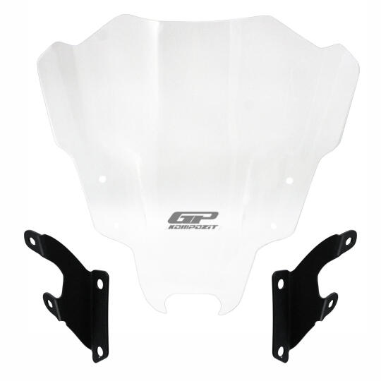 GP Kompozit Yamaha MT-07 2021-2023 Uyumlu Ön Cam Şeffaf