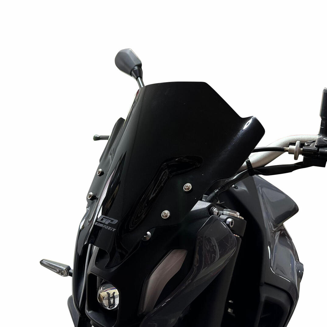 GP Kompozit Yamaha MT-07 2021-2023 Uyumlu Ön Cam Şeffaf - 3