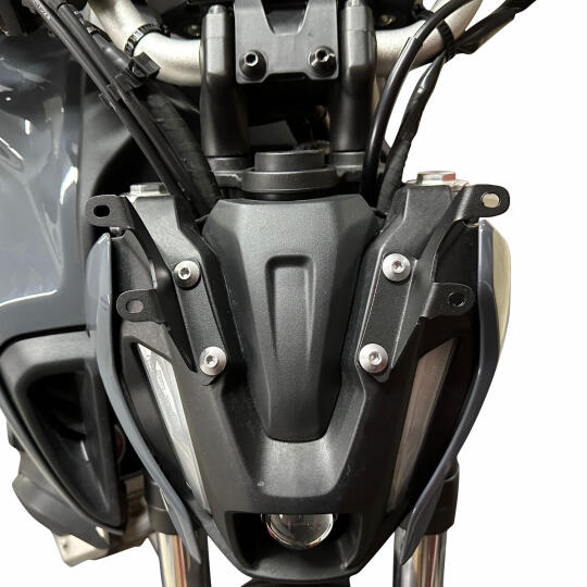 GP Kompozit Yamaha MT-07 2021-2023 Uyumlu Ön Cam Siyah - 4