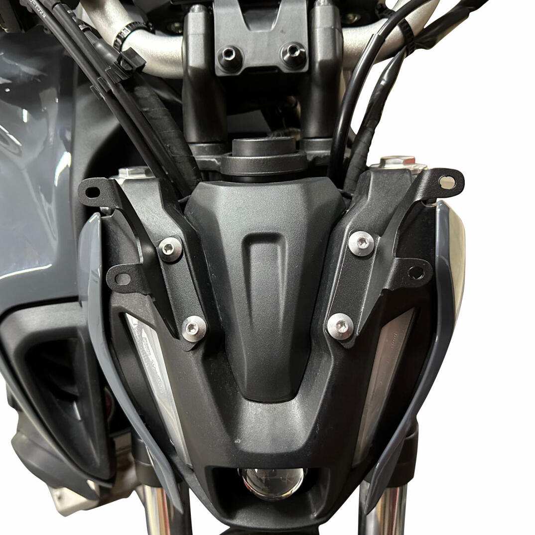 GP Kompozit Yamaha MT-07 2021-2023 Uyumlu Ön Cam Siyah - 4