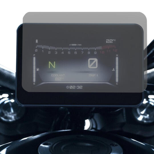 GP Kompozit Yamaha MT-07 2023-2024 Uyumlu Motosiklet Ekran Koruyucu Şeffaf (1)